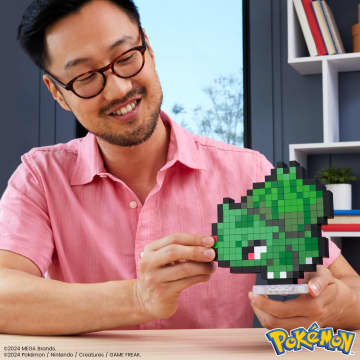 Mega Pokémon Bisasam Bauspielzeug-Set (374-Teilig) Retro-Set Für Sammler - Bild 2 von 3