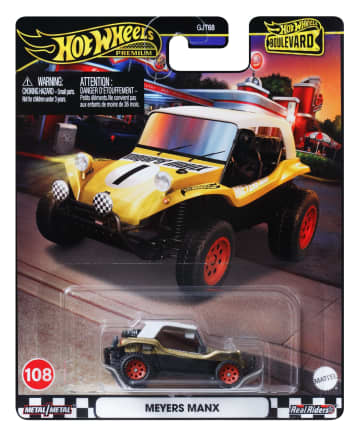 Hot Wheels Boulevard Assortiment, Schaal 1:64, Metalen Voertuigen Voor Verzamelaars, Volledig Metalen Carrosserie, Real Rider Banden