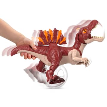 Imaginext Figurine La Course Du Spinosaure Jurassic World : Renaissance De 23 Cm Qui Se Jette En Avant Et Claque Ses Mâchoires - Image 5 of 6