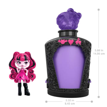 Minimuñecas De Monster High Potions, Figuras Sorpresa De Personajes Que Se Revelan Al Aplicarles Agua (Los Personajes Pueden Variar)