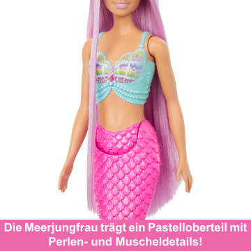 Barbie Meerjungfrauen-Puppe Mit Ca. 18 Cm Langen Fantasy-Haaren Und Zubehör Zum Stylen - Image 2 of 6