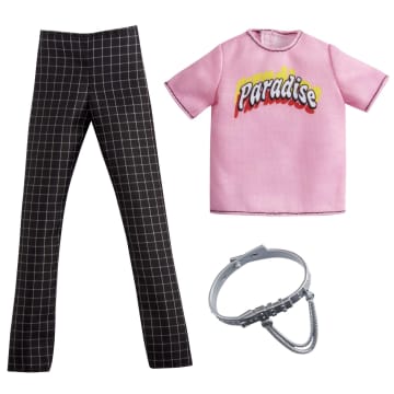 Set Di Abiti Barbie Per La Bambola Ken Con 1 Outfit E 1 Accessorio