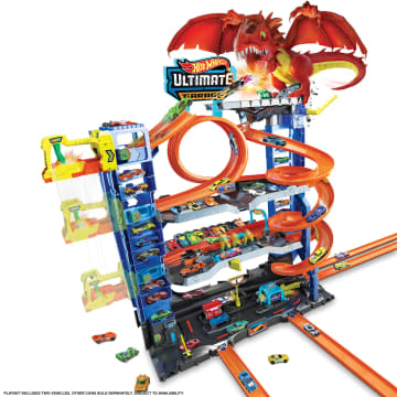 Hot Wheels City Ultimate Garage Playset with 2 Die-Cast Cars - Image 5 of 7