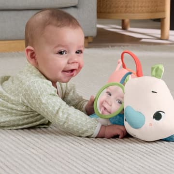 Fisher-Price Βρεφικό Παιχνίδι Planet Friends Μαλακός Ρινόκερος Με Δραστηριότητες Για Τις Αισθήσεις Των Μωρών