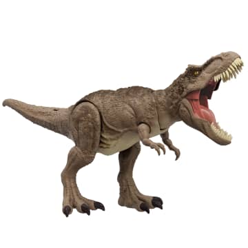 Figura De Acción De Dinosaurio Tiranosaurio Rex Ataque Total De Jurassic World