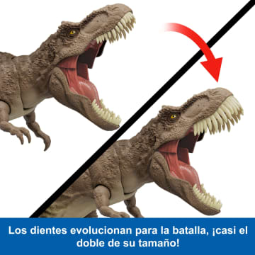 Figura De Acción De Dinosaurio Tiranosaurio Rex Ataque Total De Jurassic World - Image 6 of 6