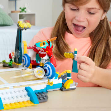 Conjunto De Construcción Estadio De Entrenamiento De Pokémon De Mega Para Niños Y Niñas, Incluye 5 Figuras De Acción (1101Piezas) - Image 3 of 7