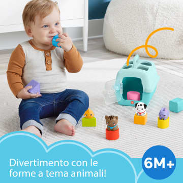 Fisher-Price Fp Pets Trasportino Cercaforme, Giocattolo Cercaforme Per Neonati E Bambini, 8 Blocchi