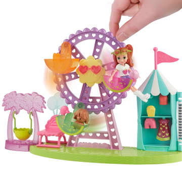 Polly Pocket Tropikal Eğlence Karnavalı Oyun Seti; 7 Cm Lila Bebek, 1 Adet Yavru Köpek, 10 Adet Aksesuar Ve Dönme Dolap - Bild 2 von 6