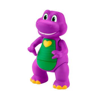 Fisher-Price Barney's World Heart Hands Barney Toy Figure With Music & Lights For Kids - Image 6 of 6
