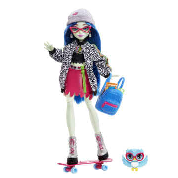 Monster High Ghoulia Yelps Doll With Pet And Accessories - Image 5 of 6