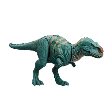 Jurassic World Chaos Theory Wild Roar Majungasaurus Dinosaur Action Figure Toy, Chomp Attack & Sound
