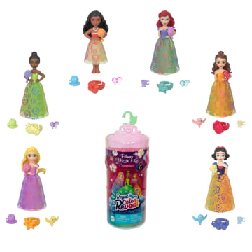 Disney Prinses Koninklijke Kleurverrassing Kleine Pop Met Tuinfeest Accessoires (Poppen Kunnen Variëren)