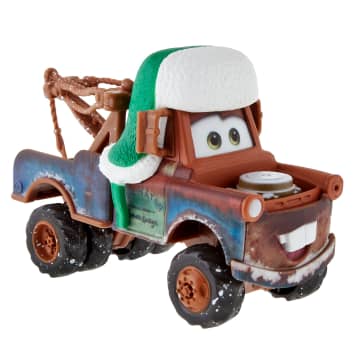 Disney And Pixar Cars Winter Singles 1:55 Die-Cast Vehicles, Small Metal Toy Cars With Winter Design