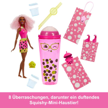Barbie Pop Reveal Bubble Tea Serie Puppe Und Zubehör-Set Mit Duftender Berry-Bliss-Modepuppe - Bild 5 von 6