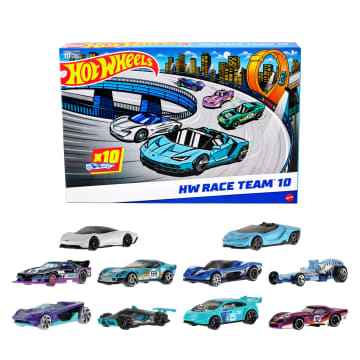 Hot Wheels Arabalar, 10'Lu Oyuncak Yarış Arabası Paketi