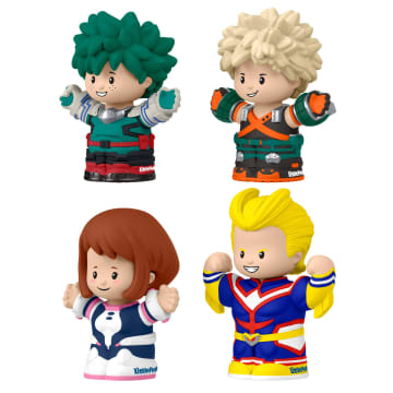 Conjunto De Edición Especial De La Serie De Anime My Hero Academia De Little People Collector, 4 Figuras