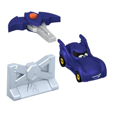 Fisher-Price DC Batwheels Collezione Di Macchinine Giocattolo Da Lancio in Scala 1:55, I Modelli Possono Variare - Image 2 of 4