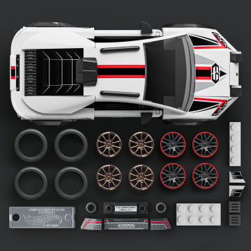 Mattel Brick Shop Hot Wheels Lamborghini Huracan Sterrato yapı