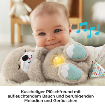 Fisher-Price Schlummer-Otter, Plüsch-Tier Baby, Spieluhr, Kuscheltier