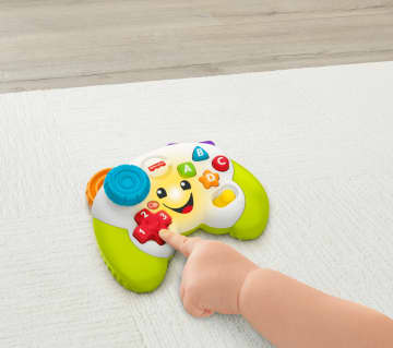Mi Primer Mando De Consola De Laugh & Learn, De Fisher-Price, Juguete Musical Para Bebés Con Luces, Versión Multilingüe