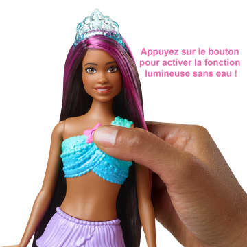 Barbie-Poupée Barbie Dreamtopia Sirène Lumières Scintillantes, 3-7 Ans - Imagen 4 de 6