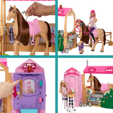 Barbie Mysteries The Great Horse Chase Barbie Σετ Στάβλος Με Κούκλα, Άλογο Και Αξεσουάρ, 25+ Κομμάτια