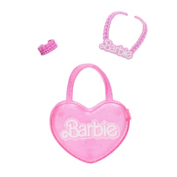 Barbie Modepop Van 71 Cm Met Kleding Die Aan En Uit Kan En Accessoires, Ketting En Tas - Image 5 of 6