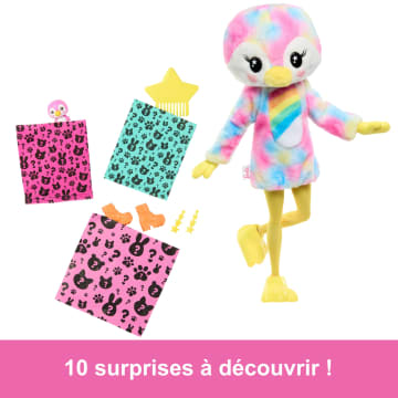 Barbie Cutie Reveal-Poupée Manchot Rêve Coloré Avec 10 Surprises