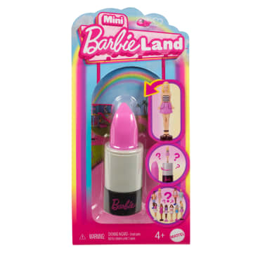 Barbie Mini Barbieland Fashionistas Poppen, Poppen Van Bijna 4 Cm In Lippenstift, Surprise Reveal (Stijlen Kunnen Variëren)