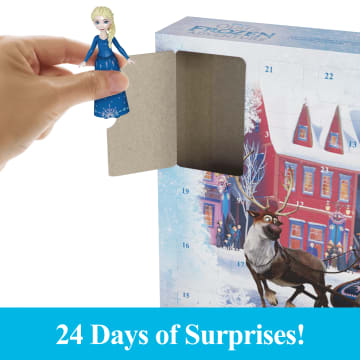 Disney Frozen Advent Calendar With 24 Days Of Surprise Toys, Including Anna & Elsa Small Dolls