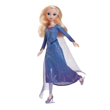 Muñeca De Moda Elsa Patinadora De Disney Frozen Con Patines Y Zapatos Inspirados En Frozen: El Festival Del Invierno - Image 2 of 5