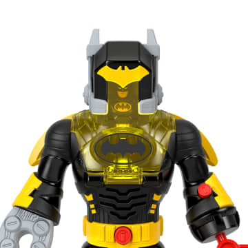 Imaginext DC Super Friends Batman Insider Ve Exo Kostümü, Işıklı Ve Sesli Siyah Robot, 6 Parça - Imagen 4 de 6