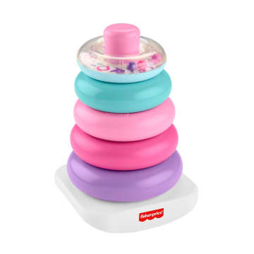 Fisher-Price-Pyramide Arc-En-Ciel-Jouet D’Éveil À Empiler Pour Bébés