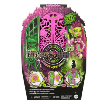 Monster High Gizemli Arkadaşlar Gizemli Bahçe Oyun Seti, Venus Mcflytrap Bebek, 19'Dan Fazla Sürpriz - Imagen 6 de 6