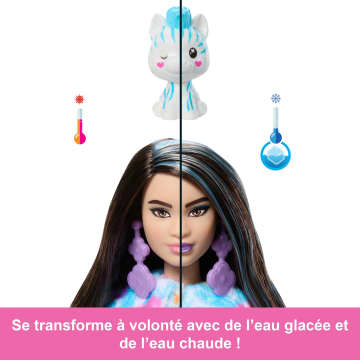 Barbie-Barbie Cutie Reveal-Poupée Zèbre Rêve Coloré Avec 10 Surprises