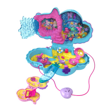 Polly Pocket Borsetta Cavallucci Marini Con 2 Mini Bambole, Cuccioli E 13 Accessori, Borsetta E Giocattolo 2-In-1, Con Shani