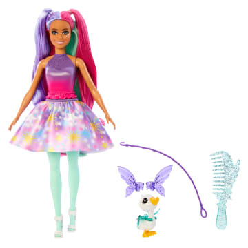 Barbie A Touch Of Magic Pop, The Glyph Met Fantasieoutfit, Dierenvriendje En Accessoires