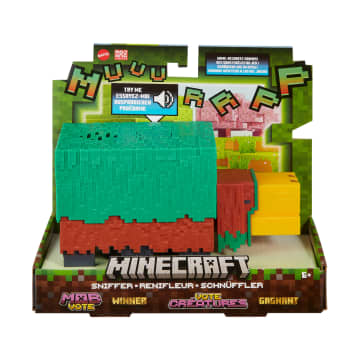 Figura De Acción De Sniffer De Minecraft De 8,25Cm Con Sonidos Idénticos A Los Del Juego