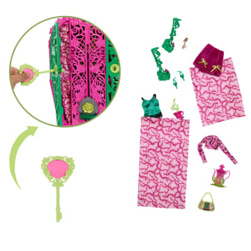 Monster High Gizemli Arkadaşlar Gizemli Bahçe Oyun Seti, Venus Mcflytrap Bebek, 19'Dan Fazla Sürpriz - Imagen 4 de 6
