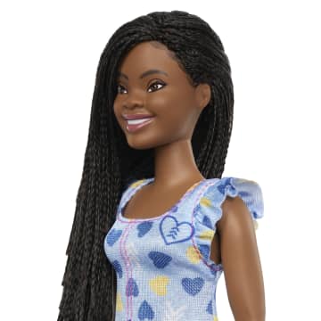Barbie Fashionistas Doll #229, Barbie Doll With Down Syndrome Wearing Heart-Print Dress