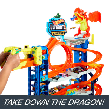 Hot Wheels™ City Ultimate Garage Playset With 2 Die-Cast Cars, Toy Storage For 50+ Cars - Image 7 of 7
