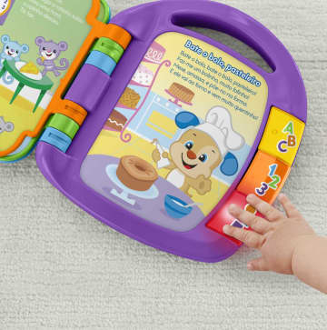 Fisher-Price Libro Interactivo De Aprendizaje En Portugués, Juguetes Bebés +6 Meses (Mattl Fvt23)