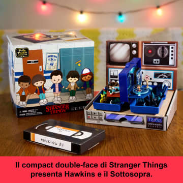 Polly Pocket Stranger Things, Cofanetto Da Collezione, Bambole in Edizione Speciale E Playset