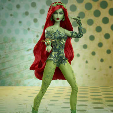 Barbie Poupée  Signature Poison Ivy Collector avec Corps Posable, Tenue Iconique, & Accessoires, DC Batman 85ème anniversaire