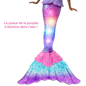 Barbie-Poupée Barbie Dreamtopia Sirène Lumières Scintillantes, 3-7 Ans - Imagen 3 de 6