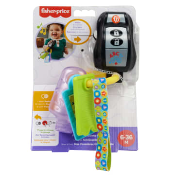 Fisher-Price Laugh & Learn Play & Go Activity Keys Baby & Toddler Musical Learning Toy, Multilanguage Version - Image 6 of 6