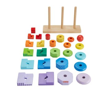 Fisher-Price Farben- und Formen Stapelspiel aus Holz