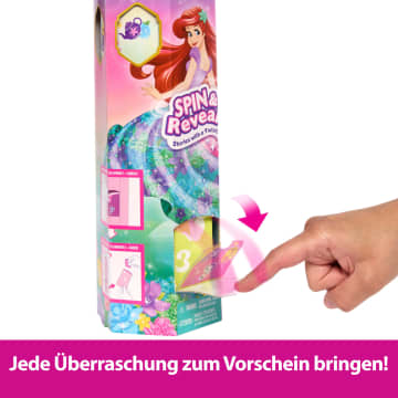 Disney Prinzessin Spin & Reveal Arielle-Modepuppe Und Accessoires Mit 11 Überraschungen - Bild 4 von 6