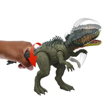 Jurassic World Méga Prédateurs Tyrannotitan Figurine De Dinosaure Avec 2 Coups Dévastateurs Activés Grâce À Sa Queue, Jeu Numérique